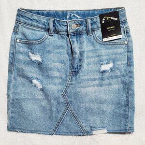 (SOLD ON EBay) ART CLASS- Hire Rise "Mini Skirt" Girls (10/12)- Distressed Denim
